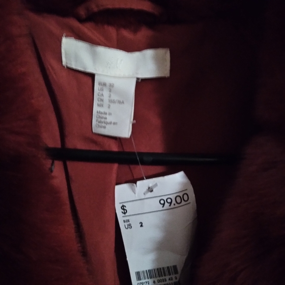 H&M Faux Fur Coat - Picture 5 of 5